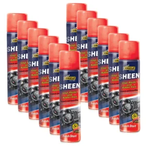 Shield® Sheen Vinyl, Plastic & Rubber Care 300ml Fresh Start 12 Pack